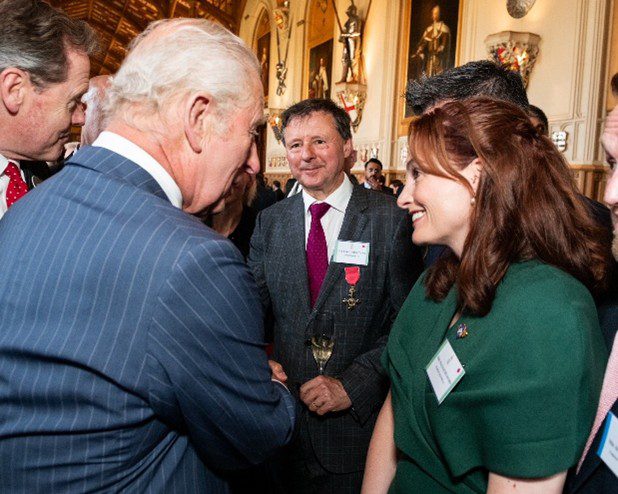 His Majesty the King & Natalie Mumford at Windsor Castle