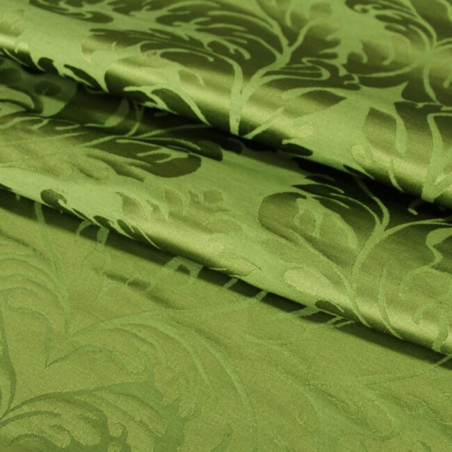 Green Silk and Linen Hampton Court design