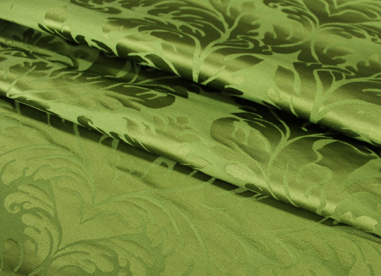 Green Silk and Linen Hampton Court design